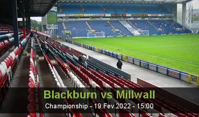 Prognóstico Millwall Blackburn Rovers