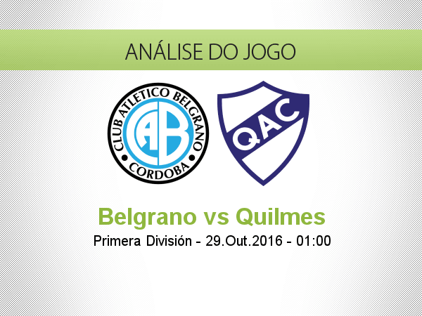 Prognóstico Quilmes Racing Córdoba